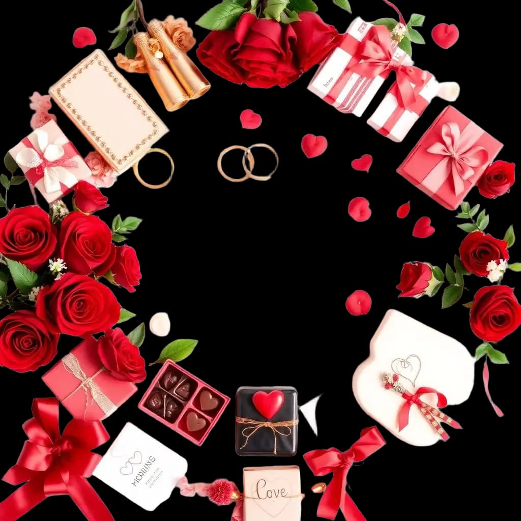 Engagement Ring Box in Red Velvet